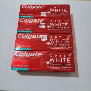 4x Colgate optic white toothpaste Exp 6/2024